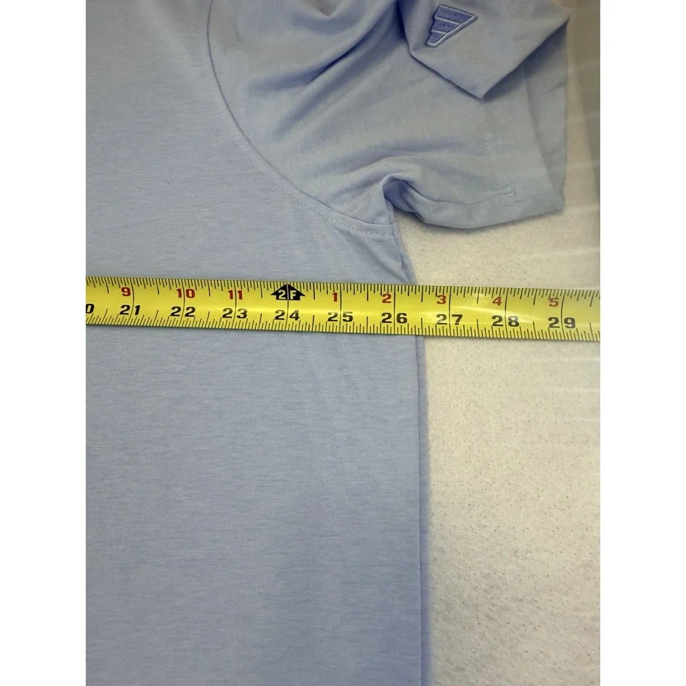 ADIDAS Men's Go-To‎ Polo Shirt, NWT, 2XL XXL, HS1109, Color: Blue Dawn Melange